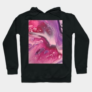 Purple pink red dirty pour 3 Hoodie